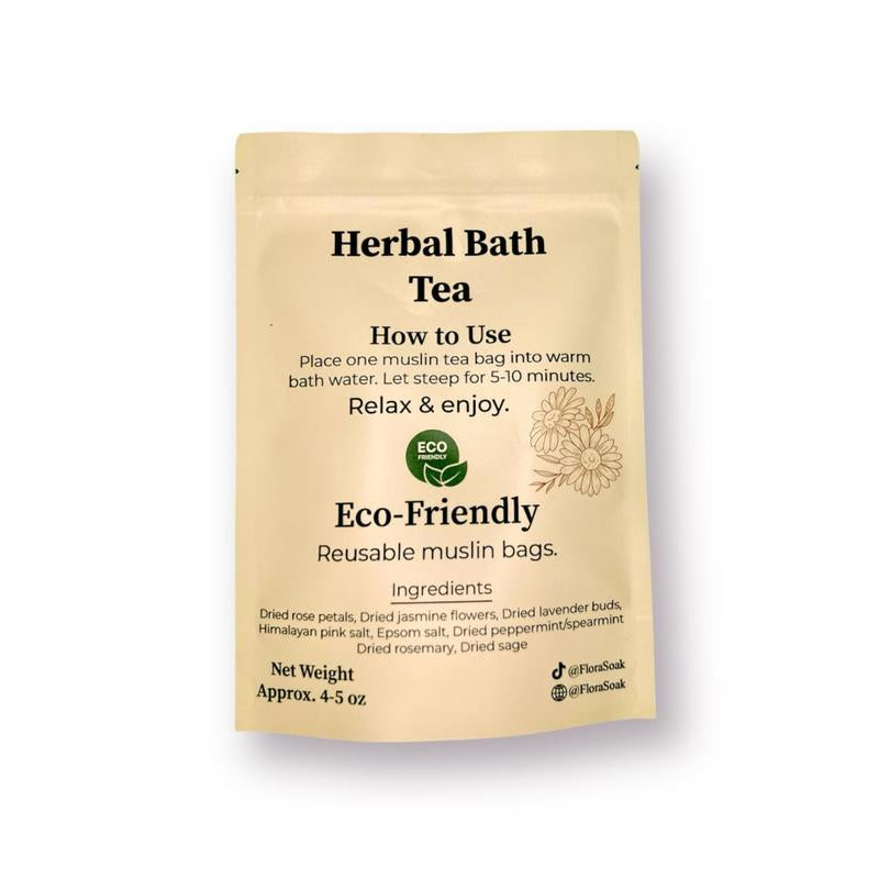 Flora Soak Herbal Bath Tea – 3‑Pack Relaxation Blend