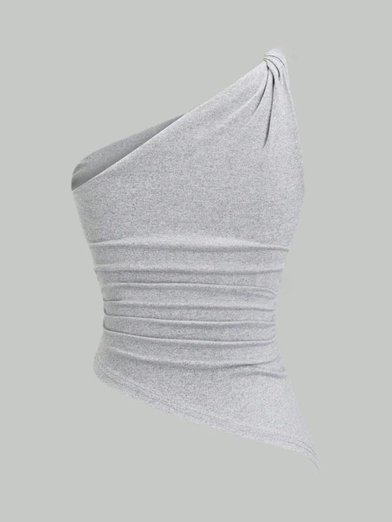 Women'S Solid Color Top, Slim Fit Casual Sleeveless Top for Daily Wear, Ladies Skinny Clothes for Summer, Womenswear, Tank Tops
