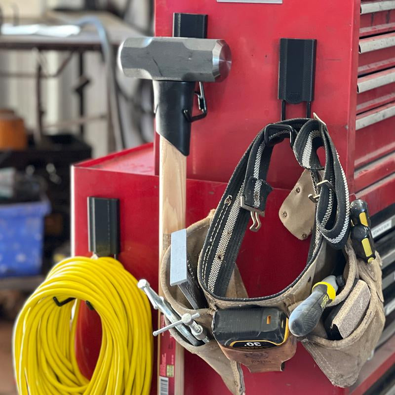 Gator Magnetics 4” Open Hook 25Lb Capacity for Garage Storage, Organizing, and Decluttering on Various Steel Surfaces