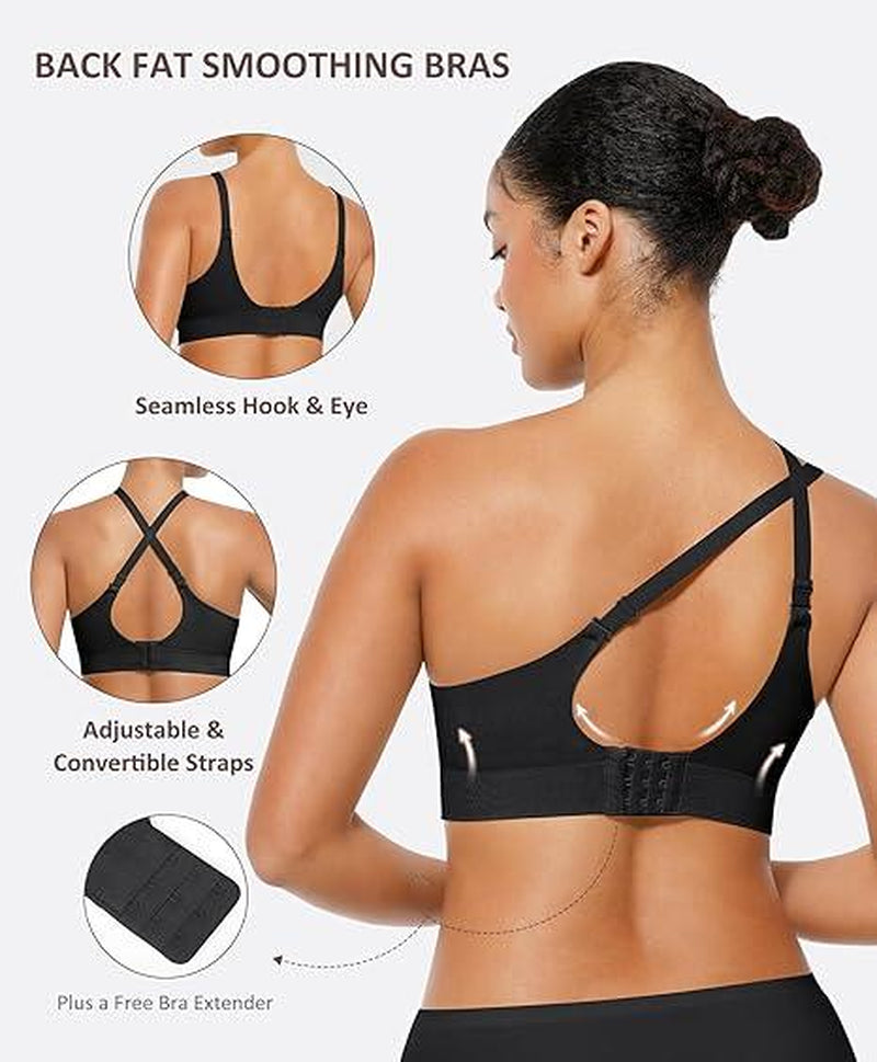 Feelingirl Wireless Push up Bra for Women, Seamless Comfort Bralettes No Underwire Supportive Full Coverage Everyday Bras Livestream#21